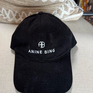 Anine Bing Sport Black Cap